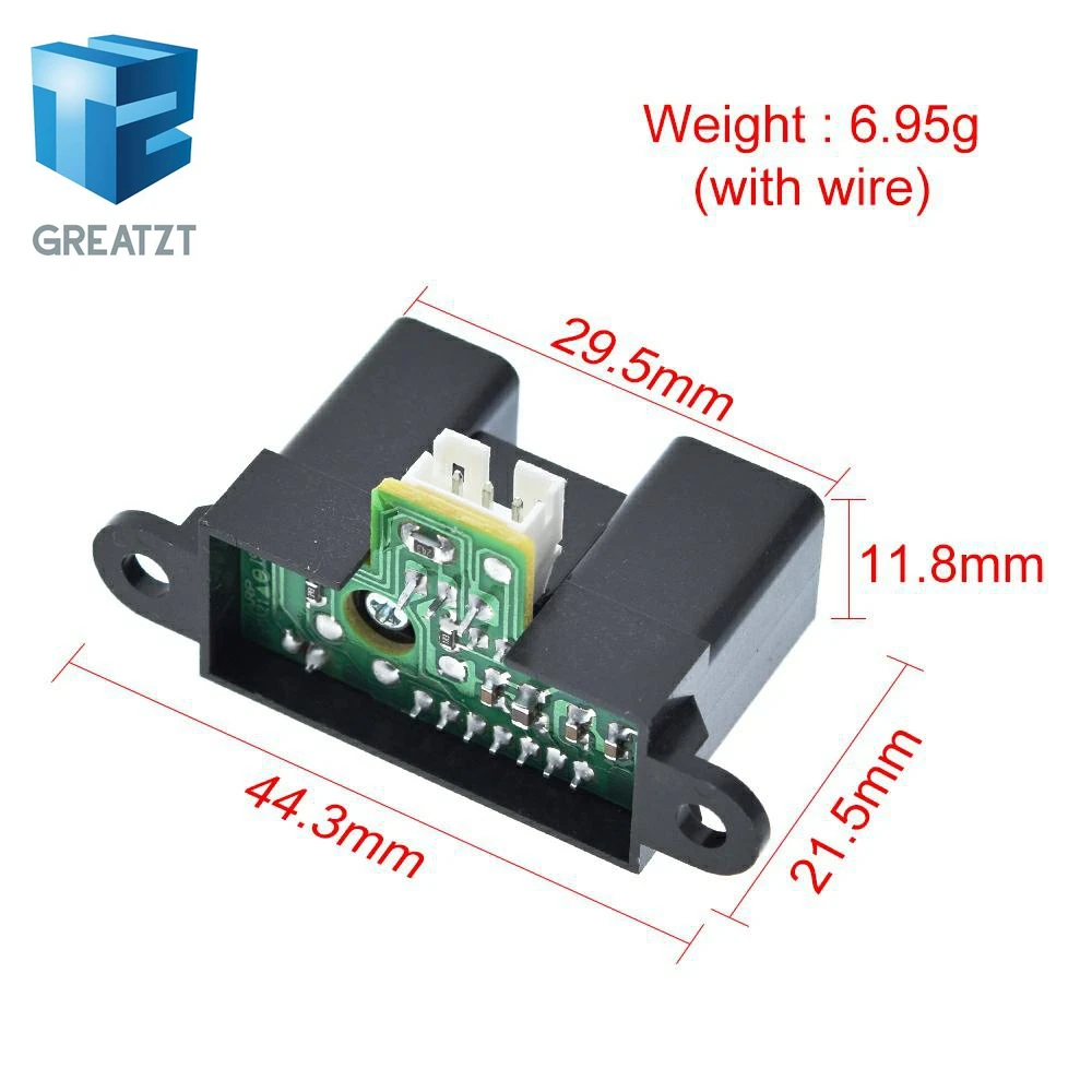 GP2Y0A02YK0F Infrared IR Sensor Infrared Proximity Sensor Obstacle Avoidance Detect 20-150cm Distance Measuring With Cable