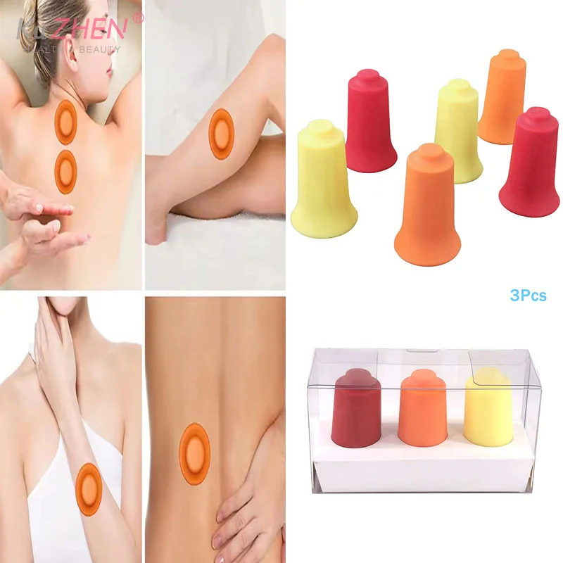 

1/3 шт., силиконовые вакуумные мощные устройства для сосания, массажная терапия, инструменты для жира, мышцы, фасции, расслабление тела, облегчение боли, банки