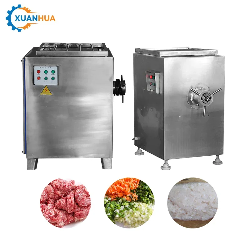 Electric Heavy Duty Food Meat Blender Grinder Mincer Machine Commercial Heavy Duty Stainless Steel Chicken Meat Grinder Machine