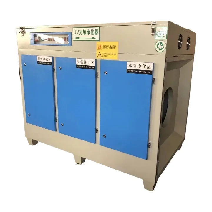 High-ozone Uv Ultraviolet Kitchen Esp Oil Fume Purifier For Barbecue With Activated Carbon