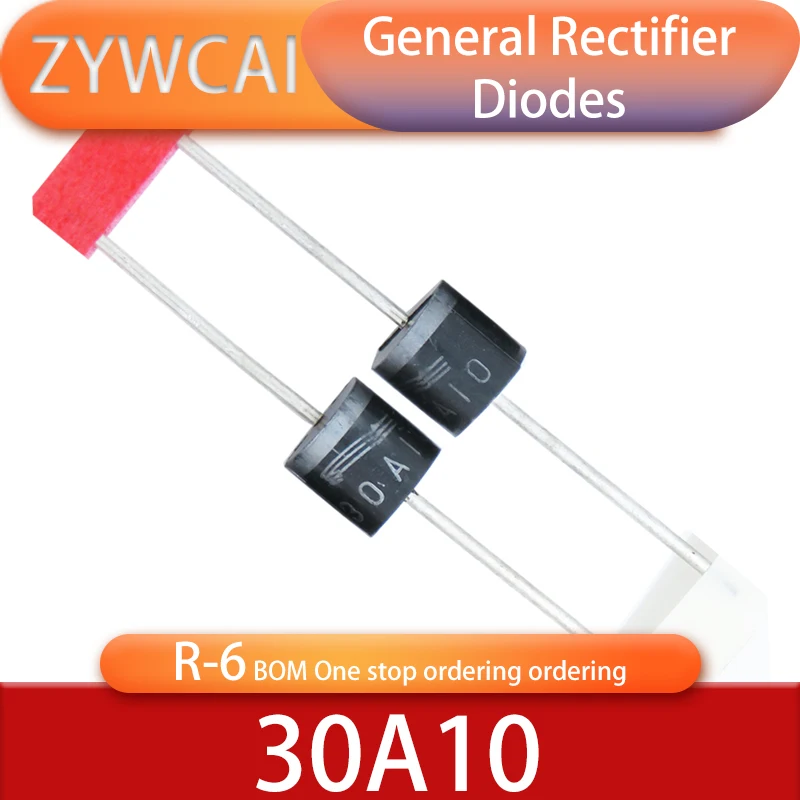 

30A10 30A1000V R-6 20pcs General Rectifier Diodes