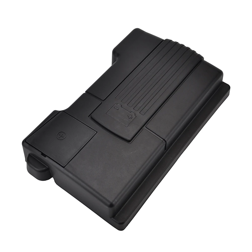 For Skoda Karoq Kodiaq Superb Octavia Mk3 SEAT Leon Mk3 Engine Battery Cover Positive Negative Electrode Dustproof Shell Cap