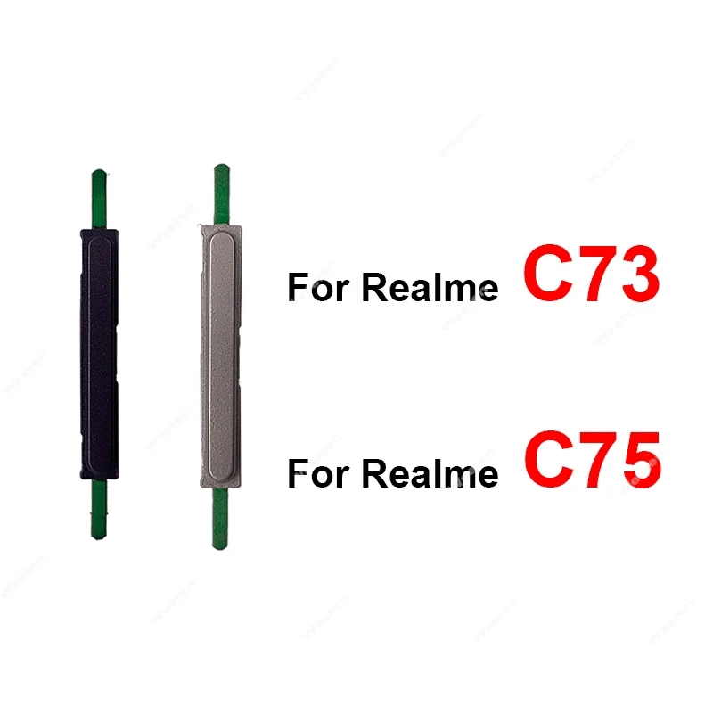 

Power Volume Button Flex Cable For Realme C73 C75 4G 5G On OFF Power Volume Up Down Side Keys Repair Parts