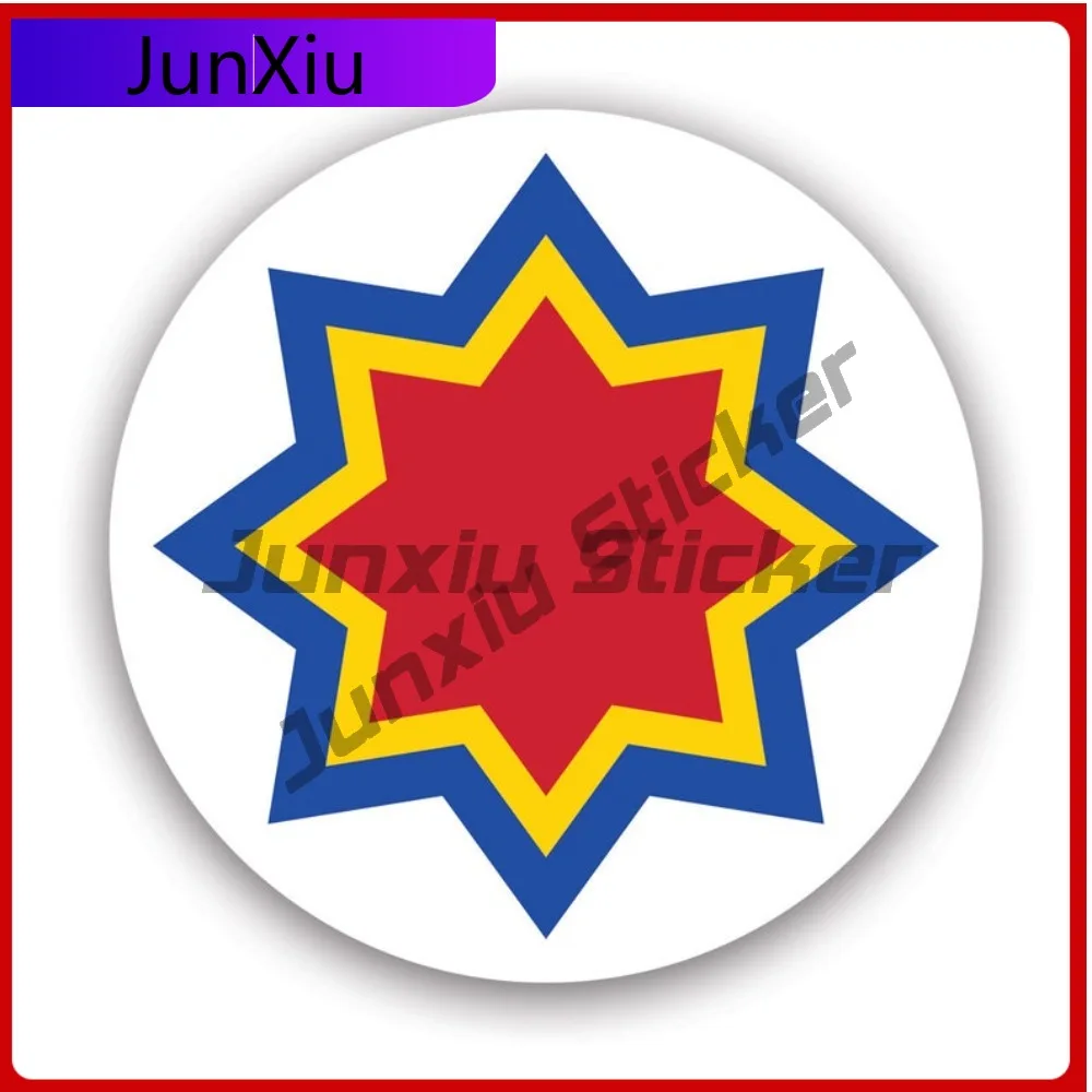 

Moldovan Roundel Sticker Creative Decals Auto Decor Car Sticker Vinyl Decal Waterproof Durable Fade Resistant For Car Window