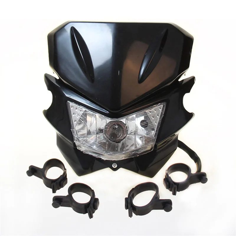 

Motorcycle LED Headlight Headlamp Supermoto Fairing For KLX 110 KLX 125 KLX 150 KLX 250 Off Road Dirt Pit Bike Motocross 12V 35W