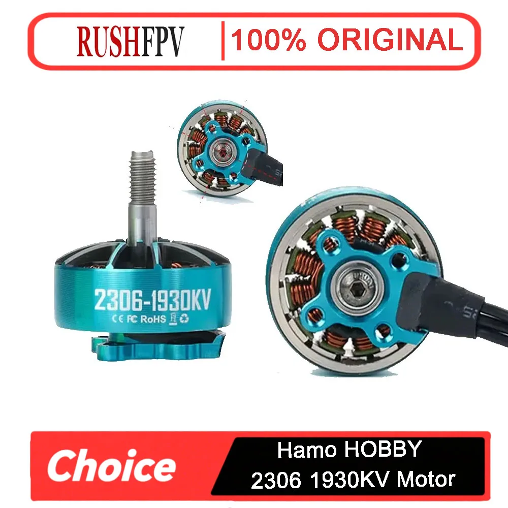 

Hamo HOBBY 2306 1930 кВ Бесщеточный двигатель с высоким крутящим моментом — 4-6S 5-дюймовый дрон FPV для фристайла и гонок