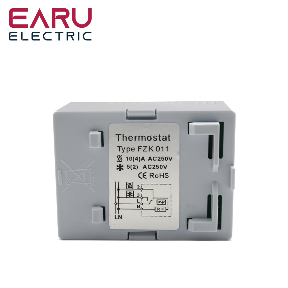 Thermostat Hygrostat FZK011 Electrical Box Mechanical Temperature Controller Humidity Controller Fan Heater Cooler