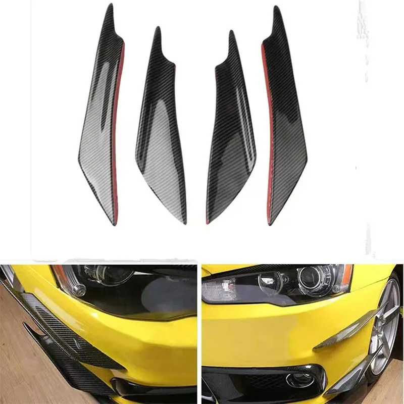 Car Front Body Spoiler Diffuser Splitter Accessories For Mitsubishi lancer outlander ASX pajero 2 Canter Carisma Challenger