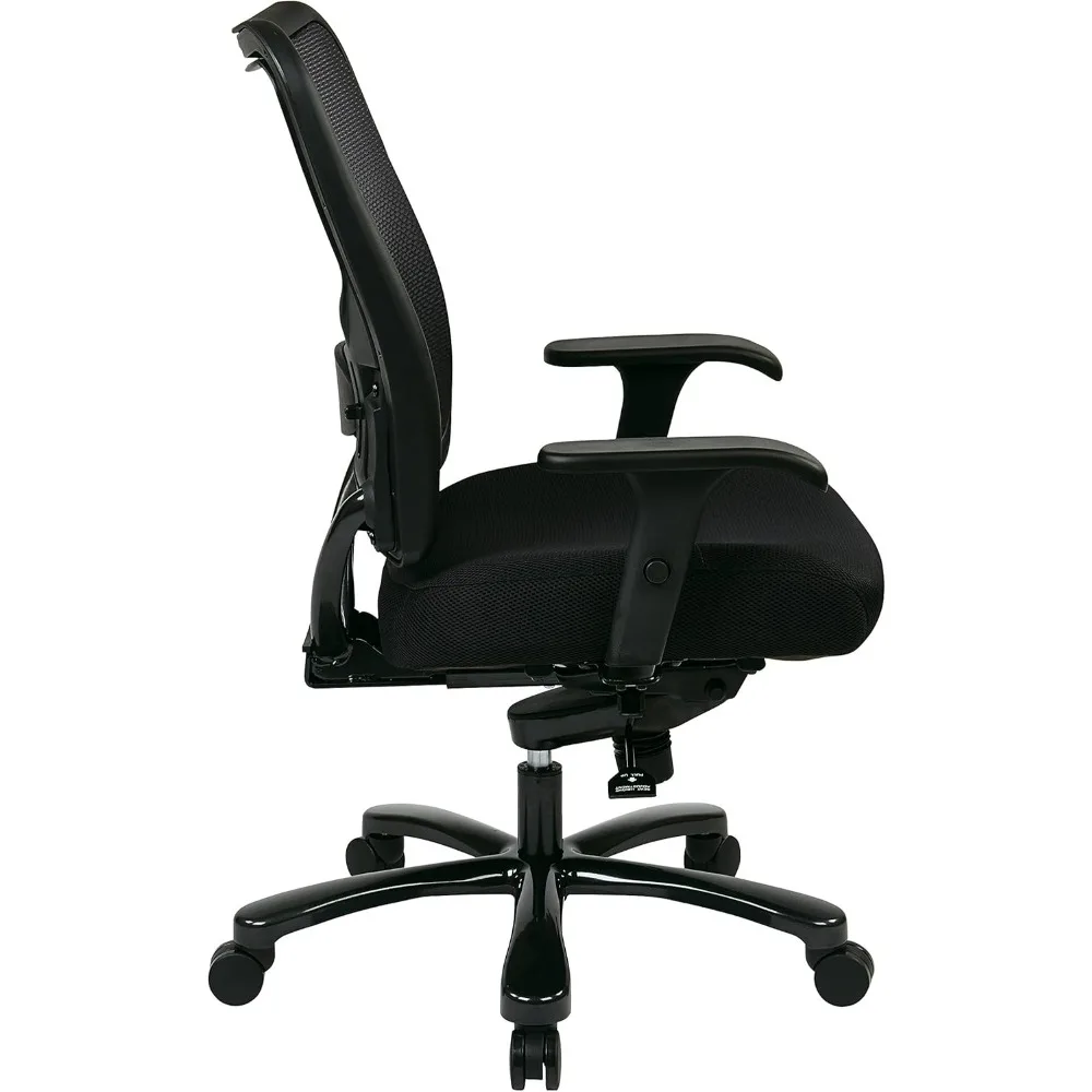 Ergonomic Office Chair,with Thick Padded Seat And 400 Lb. Limit, Black,gaming Chairs