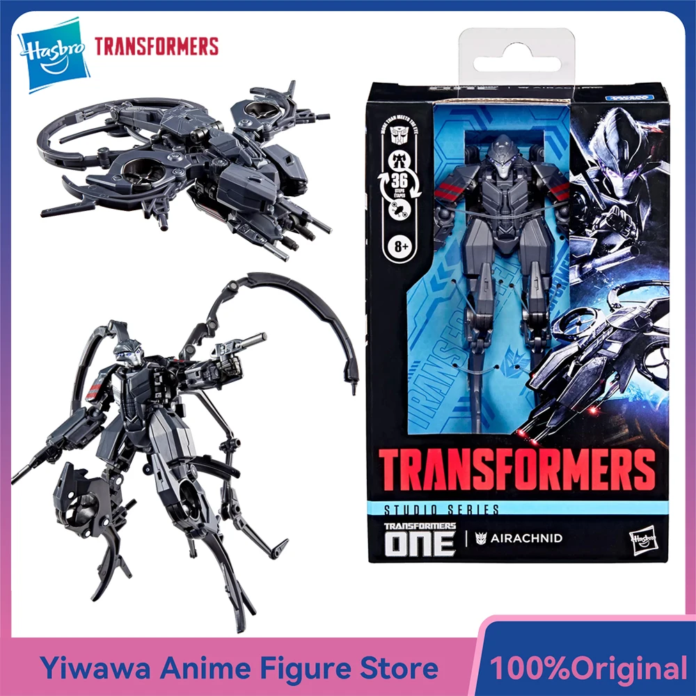 

НОВЫЙ оригинальный Hasbro Transformers Studio Series Airachnid (Transformers ONE) 11 см Deluxe Class Action Anime Модель Фигурки Игрушки