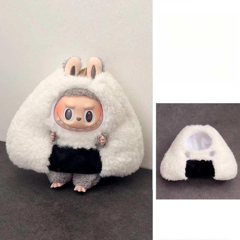 Suitable for 17cm Raab doll fashion accessories DIY doll clothes cute heartbeat plush clothing cartoon dress Raab cloth