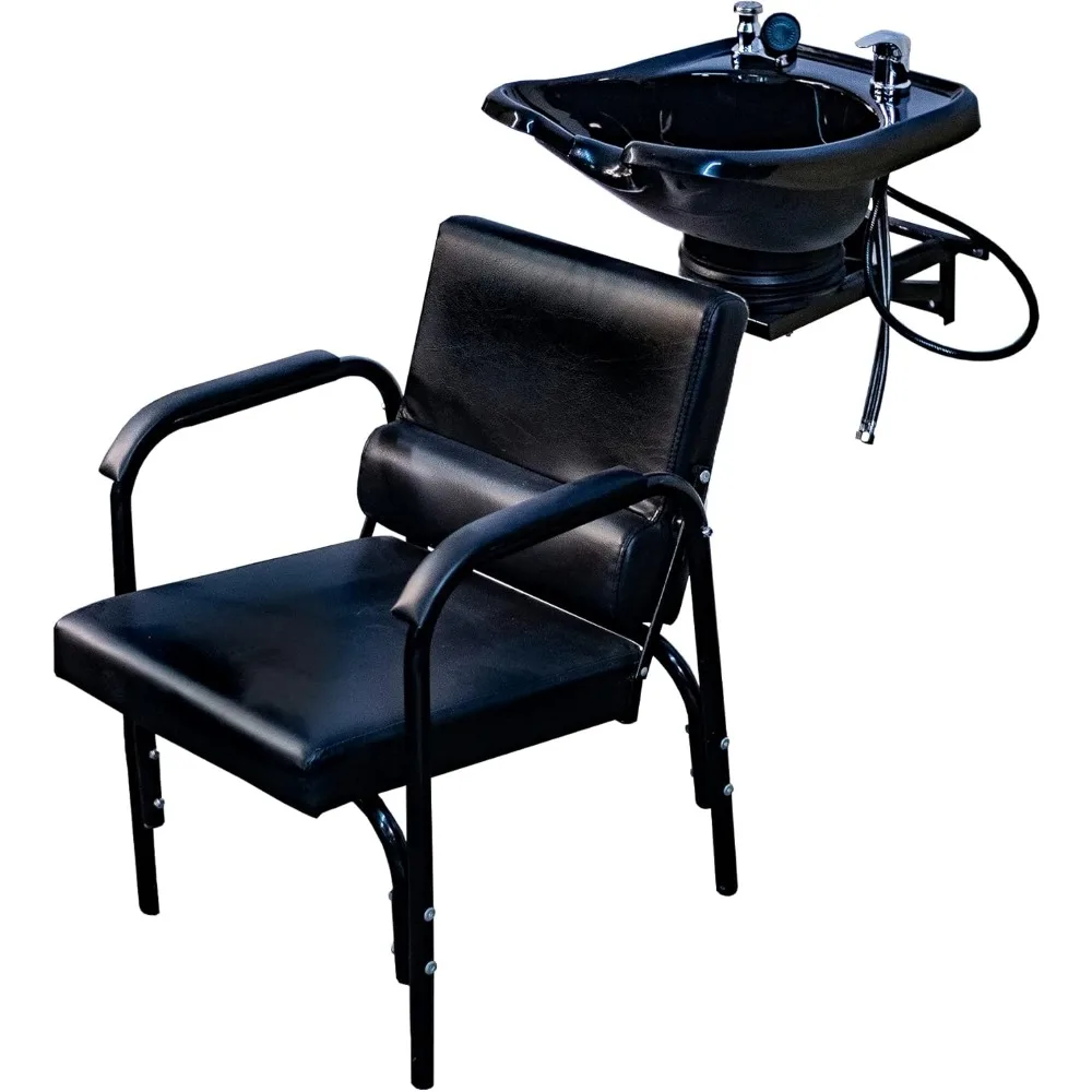 

Salon Backwash Shampoo Tilt Bowl Sink Wall Mounted Reclining Shampoo Chair TLC-B13WT-216B