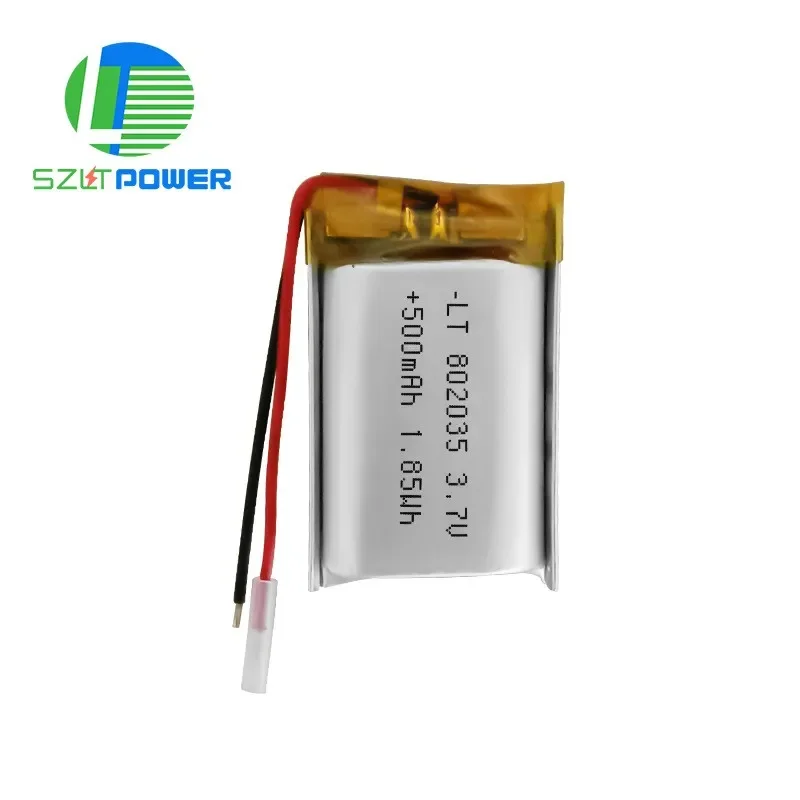 buy more will cheap 802035 LITHIUM POLYMER BATTERY 3.7V 500 MAH CERVICAL MASSAGER EYE HYDRATING LITHIUM BATTERY