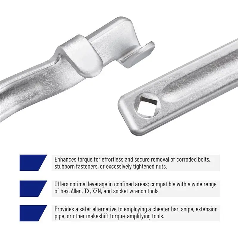 شريط أدوات تمديد مفتاح الربط BYBS مع فتحة 1/2 بوصة، مجموعة مفاتيح تمديد الأوفست، محولات محرك مربع، أداة موسع مفتاح الربط
