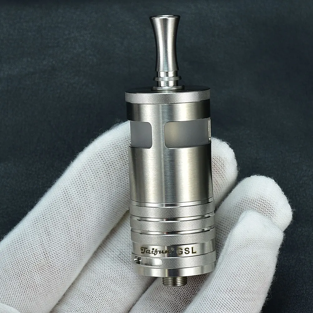 WOLF COOLVAPE Taifun gsl RTA 316ss, vaporizador de 23mm, 2,5 ml, atomizador de punta de goteo taifun gtr rta 510 vs YFTK Flash e-vapor V4.5S + estilo RTA