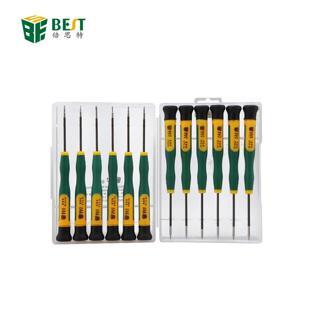 BST-666 Precision 12 in 1 Screwdriver Set Disassemble Repair Kit Phillips Torx Screw Drivers for Mobile Phone PC Tablet