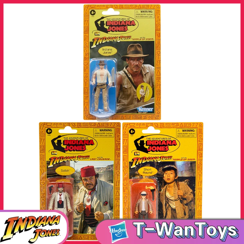 

Hasbro Indiana Jones Retro Collection Figurine Indiana Jones Temple Maudit/ Short Round/ Sallah 3.75-Inch Action Figure