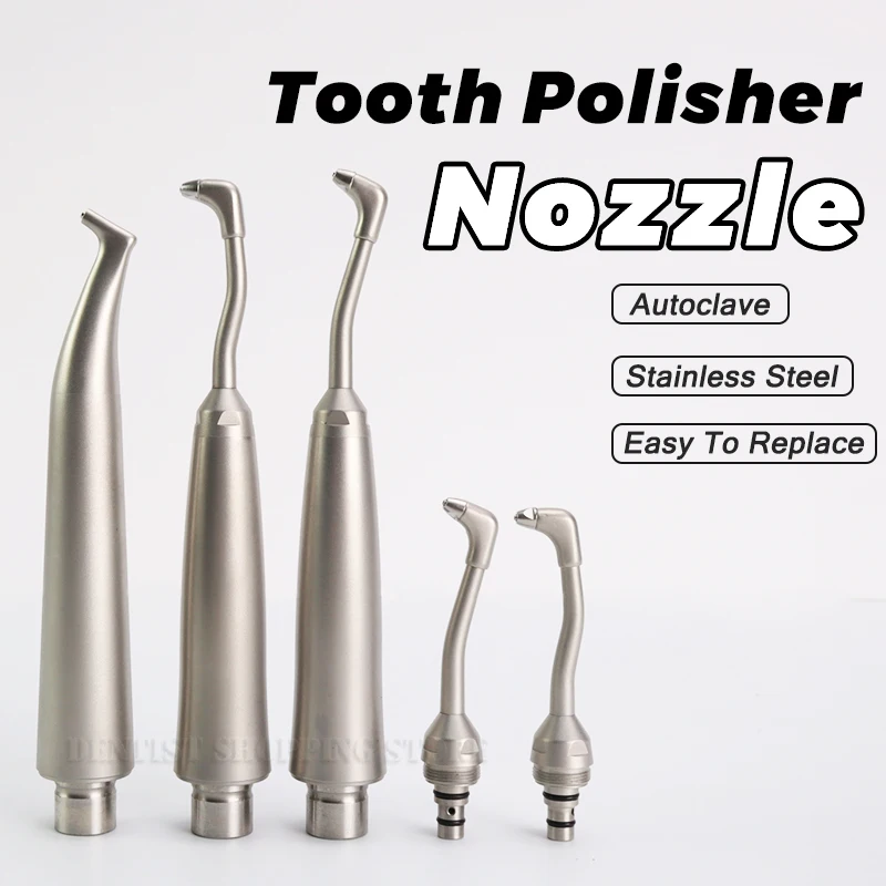 Dental Airflow Prophy Unit Head Teeth Whitening Accessories Oral Air Polishing System Dental Polisher Spare Nozzles Tips