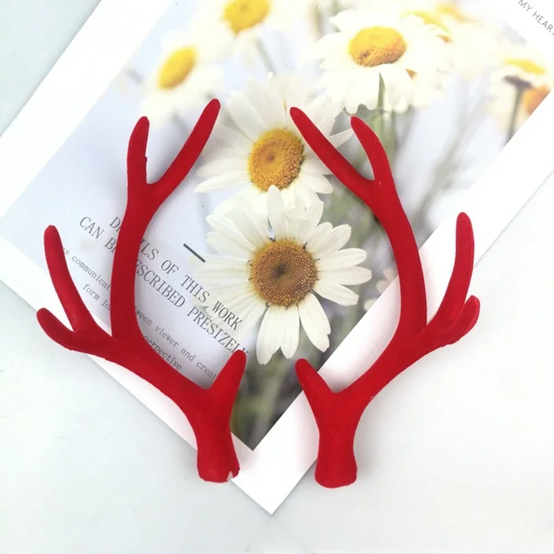 

Christmas Antler Headband Lovely Xmas Deer Branch Christmas Ornament Multipurpose Funny Xmas Antler Headwear Photo Props 1PCS
