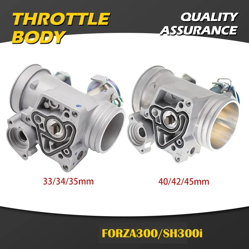 Throttle Body for SH300i SH350i FORZA250 FORZA300 FORZA350 ADV300 ADV350 33mm 34mm 35mm 40mm 42mm 45mm Racing Motorcycle Parts