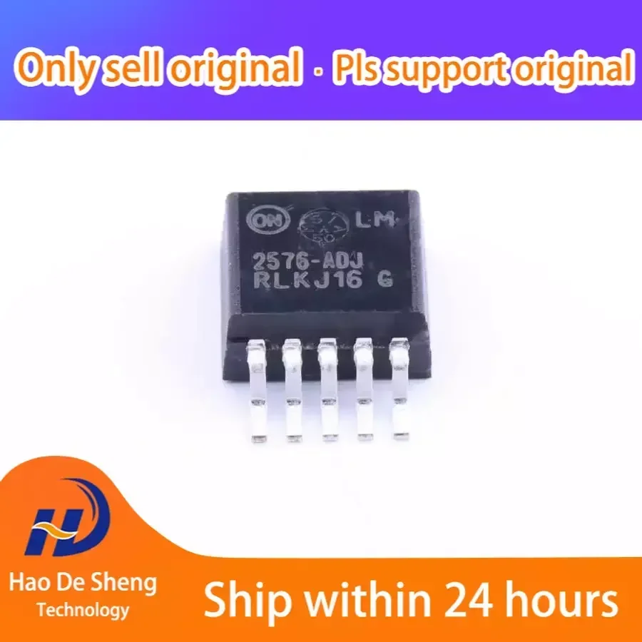 10PCS/LOT  LM2576D2T-ADJG  LM2576D2T TO-263-5 New Original In Stock