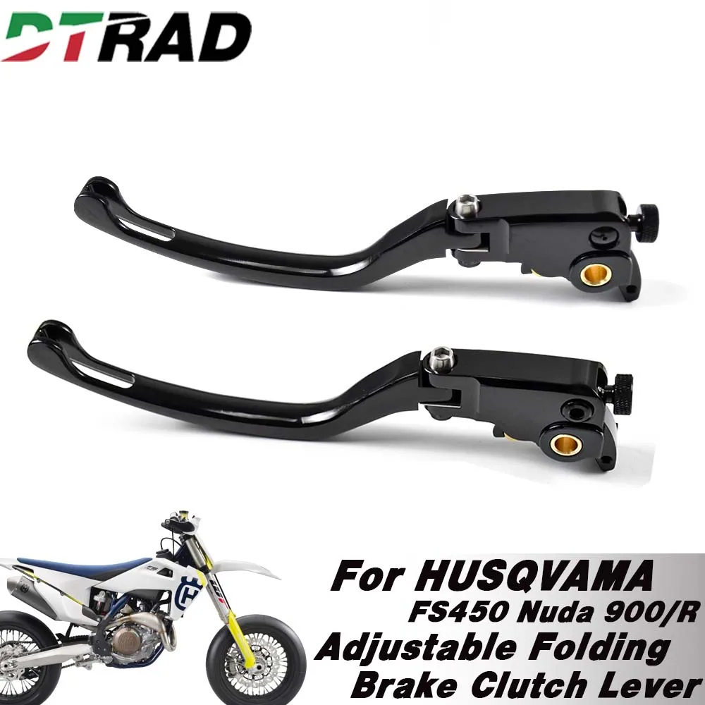 Motocross For HUSQVAMA FS450 2017-2019 Nuda 900/R 2011-2013 CNC Adjustable Brake Lever Folding Handles Motorcycle Modified Parts