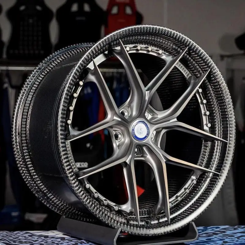 

Customized Forged Aluminum Alloy Carbon Fiber Rims Wheels for Car 18 20 21 22 17 Inch 5x112 Car Rim Inch Alloy Wheels