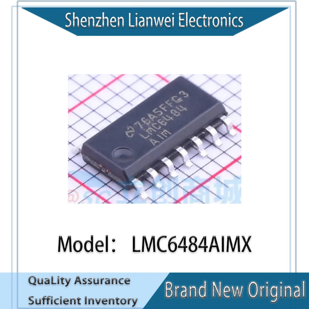 

100% New Original LMC6484 LMC6484AIMX LMC6484AIM IC Chipset SOP-14