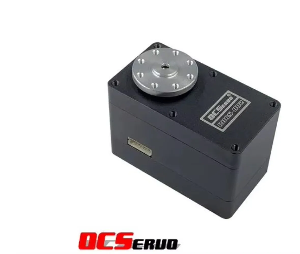 80kg.cm torque 153g UART Bus Robot Servo ROBS-802 CNC CASE Magnetic Code 12V 360 degree RS485 Double Shaft Modbus Servo