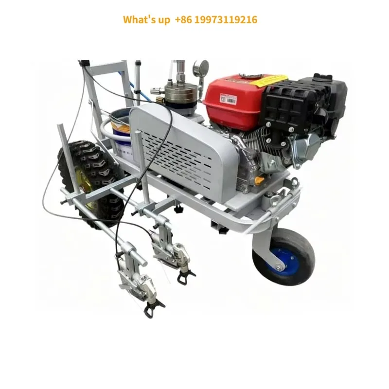 2026 High-Quality Cold Spray Traffic Marking Machine with Corrosion-Resistant Components Ideal for School Parking Lots