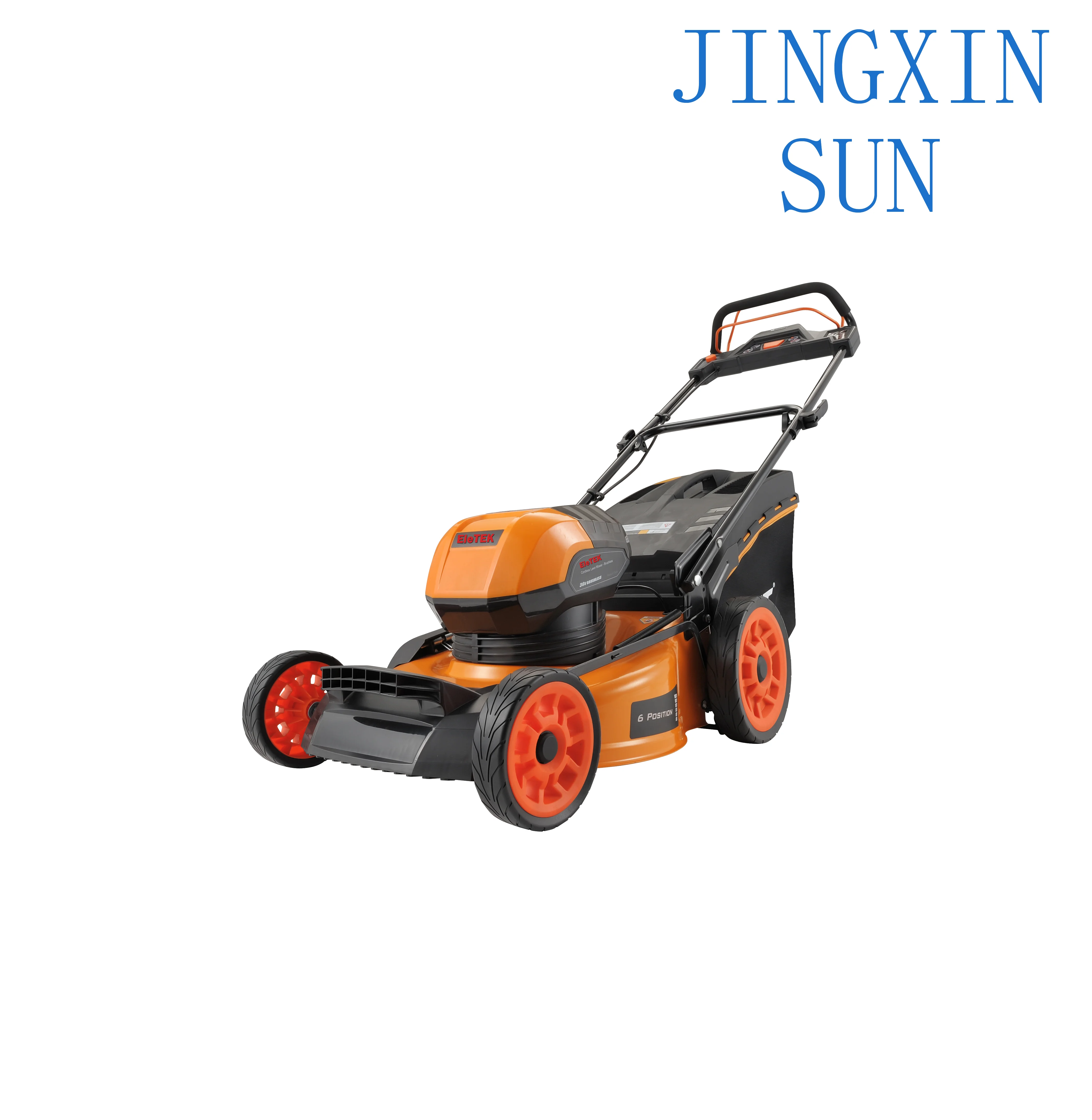 Convenient Hand-Push Type 36v19 Inch Large Lawn Mower Efficient Weeding