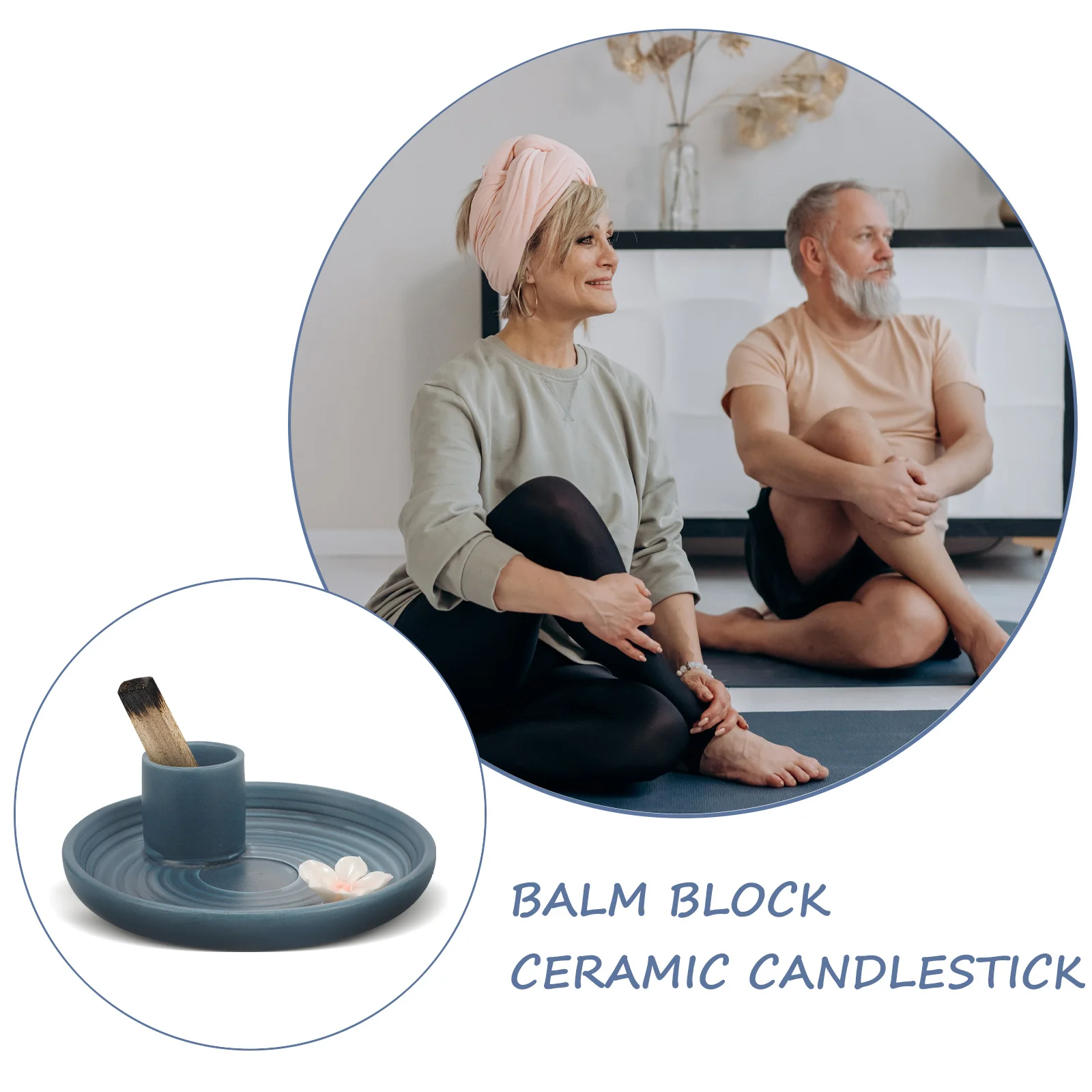 

Scent Sticks Holder Home Décor Products Incense Burner Ceramic Candlestick Sage Fragrance for Burning
