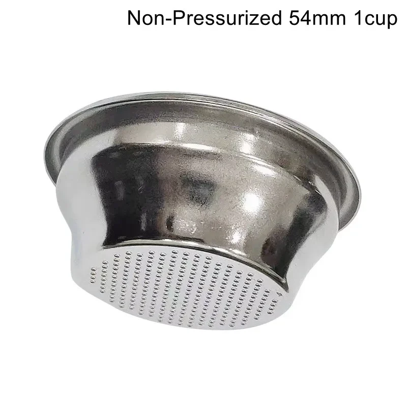 54mm Basket For Spout Bottomless Portafilter 54mm Breville 870 875 878 880 Espresso Machine Accessories Coffee Filter 1/2 Cup