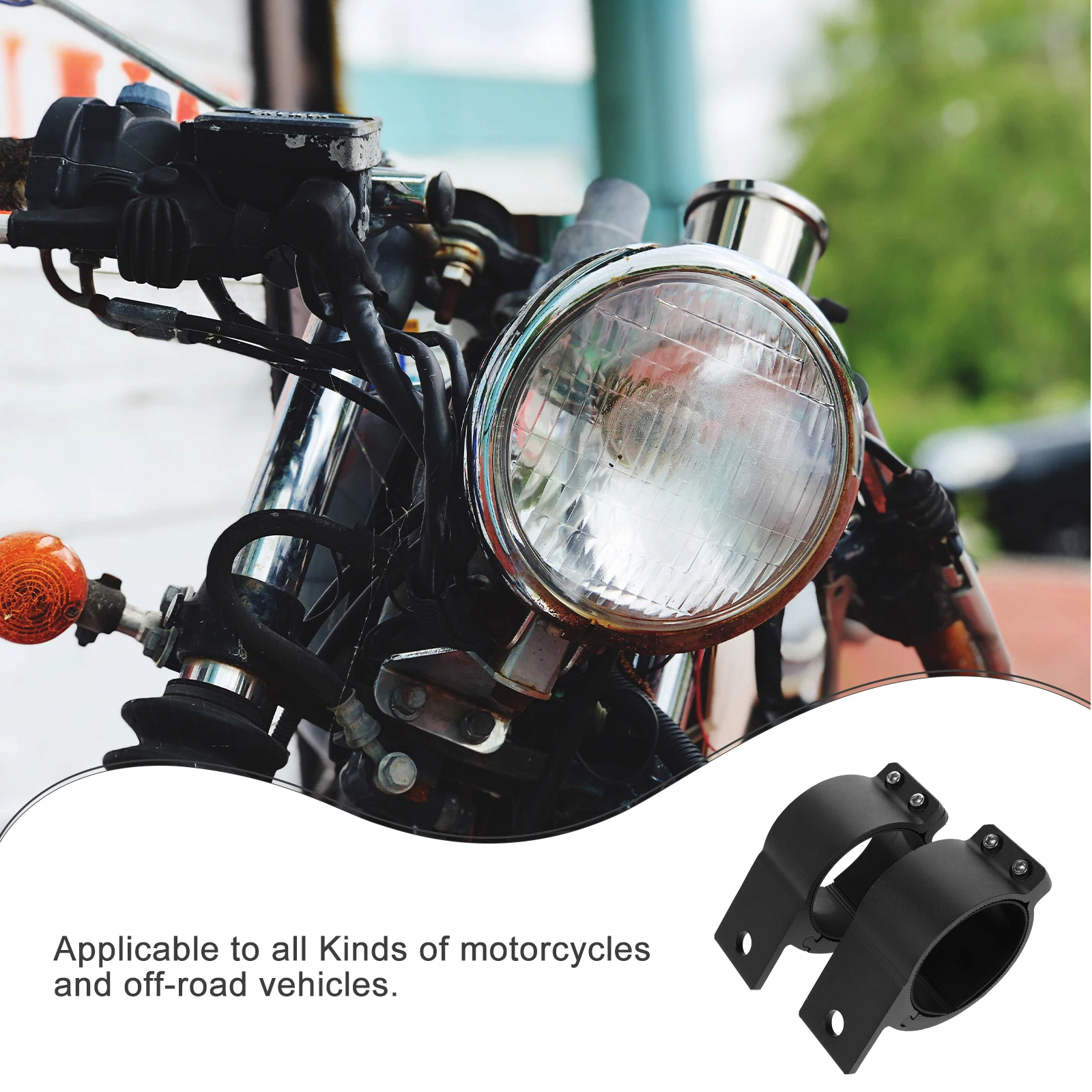 

Universal Car Light Mounting Bracket Secure Bumper Clamp Durable Fixing Clip For Work Light Truck Motorcycle Lamp