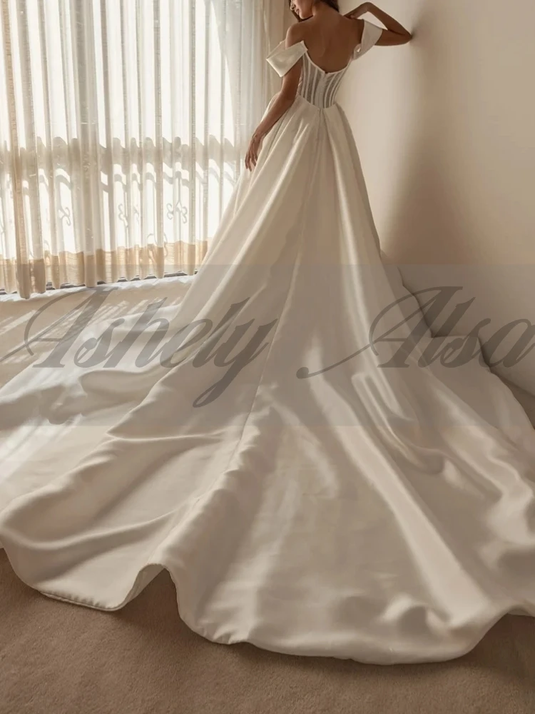 A2442 품질 흰색 여성 댄스 파티 드레스 긴 오프 어깨 섹시한 프론트 분할 웨딩 파티 특별 행사 착용 공식 맞춤형