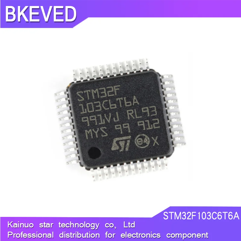 STM32F103C6T6A STM32F103C8T6 STM32F103CBT6 STM32F103RCT6 STM32F103 R8T6 RBT6 RET6 V8T6 VBT6 VCT6 VET6 RGT6 IC MCU STM FLQFP-48