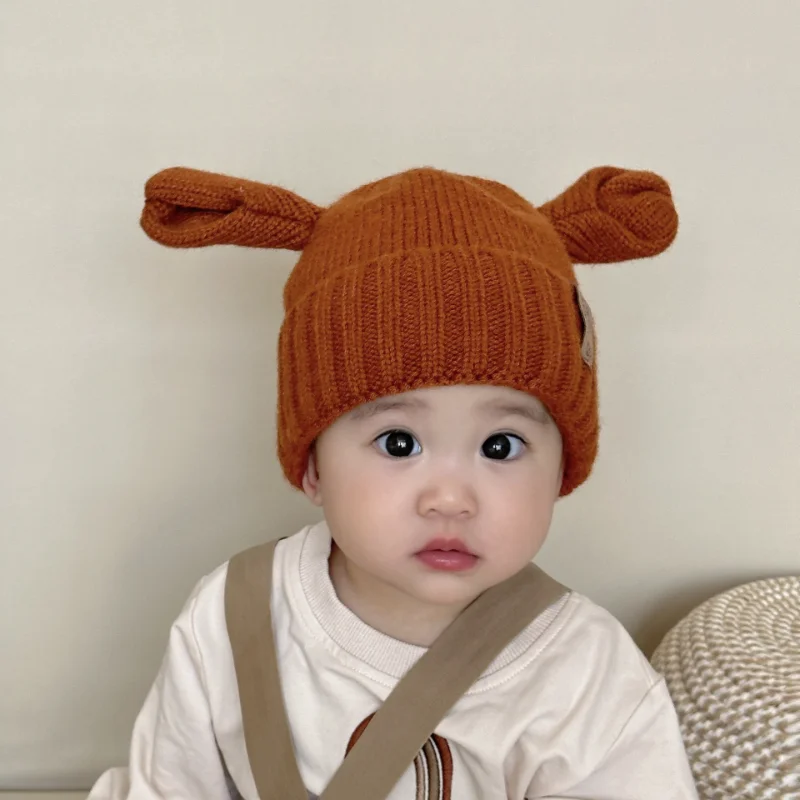 

Winter Children's Hat Cartoon Shape Baby Knitted Hat Cotton Lining Warm Hat Fashion Baby Hat