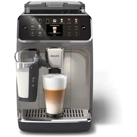 5500 LatteGo Automatic hine - 20 Coee Varieties, Intuitive Touch Display, SilentBrew, 100% Ceic Grinder, AquaClean ilter, Grey C