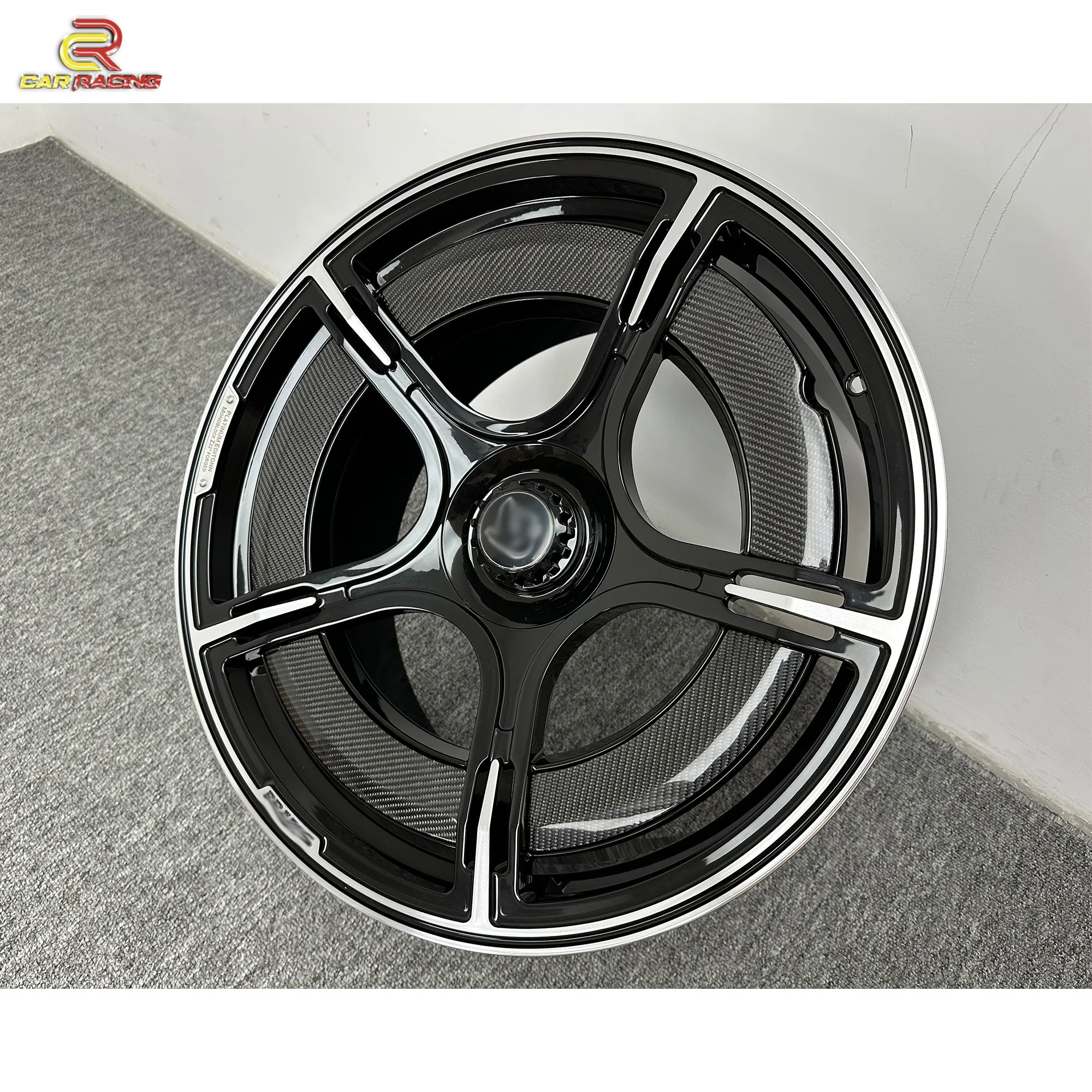 

Профессиональный высококачественный автомобиль и спортивный автомобиль, индивидуальная ступица колеса, алюминиевый автомобильный B-стиль, индивидуальный кованый черный обод колеса для Benz W46