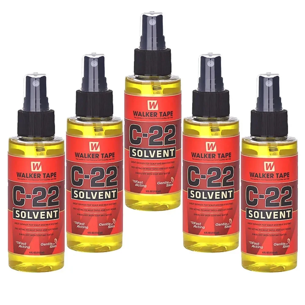 C-22/Flasche Lösungsmittel-Spray-Entferner für Spitzenperücken, Toupet-Klebstoffentferner, Perückenkleber-Entferner für Band-Haarverlängerungen