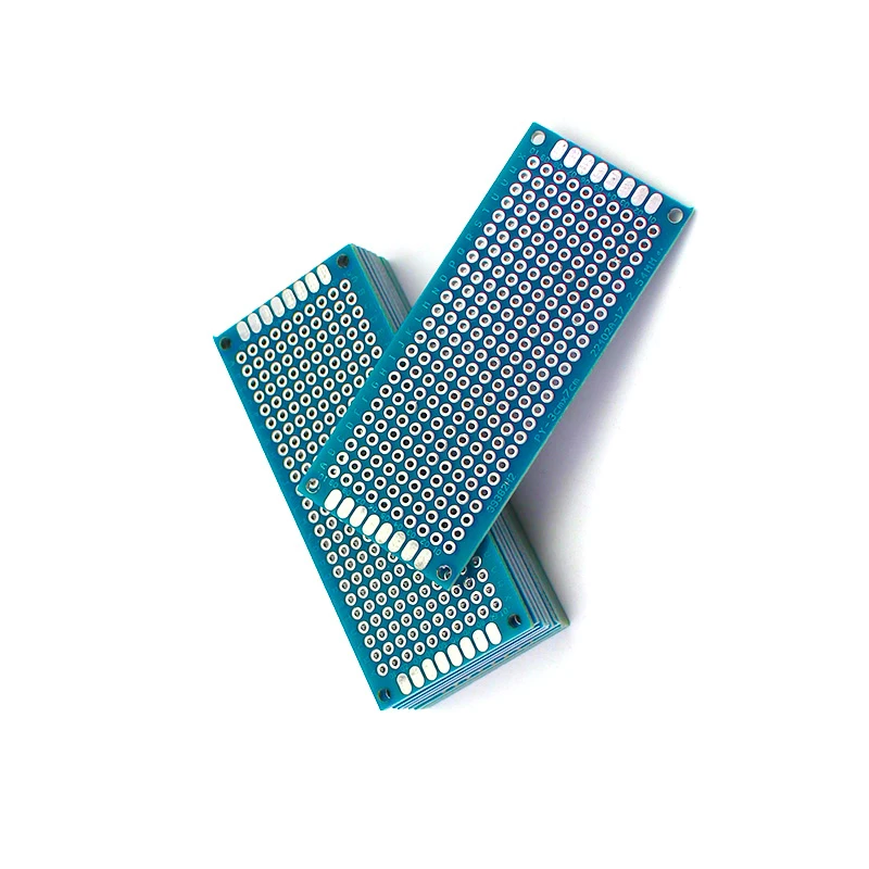 10Pcs Print Circuit Pcb Board 3X7Cm Dubbele Side Copper Pcb Diy Elektronica Universele Board Kit