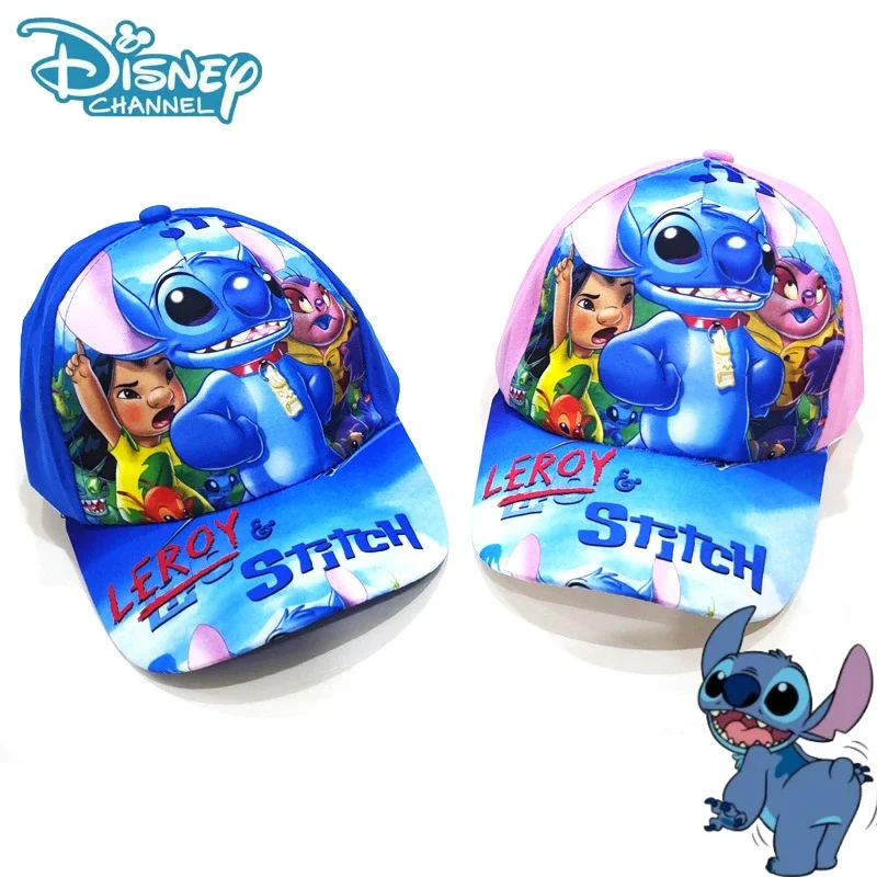 

Anime Disney Stitch Baseball Hat Cartoon Cute Fashion Printed Duck Tongue Hat Hip Hop Children's Sunshade Hat Birthday Gift