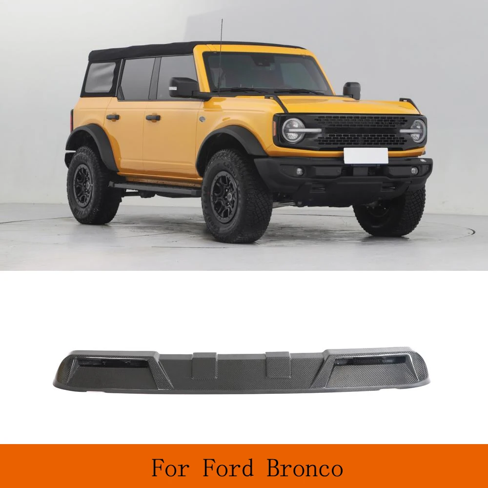 

Carbon Fiber Car Front Roof Spoiler for Ford BRONCO Sport Utility 2D 4D Car Rear Trunk Lip Roof Spoiler Wing