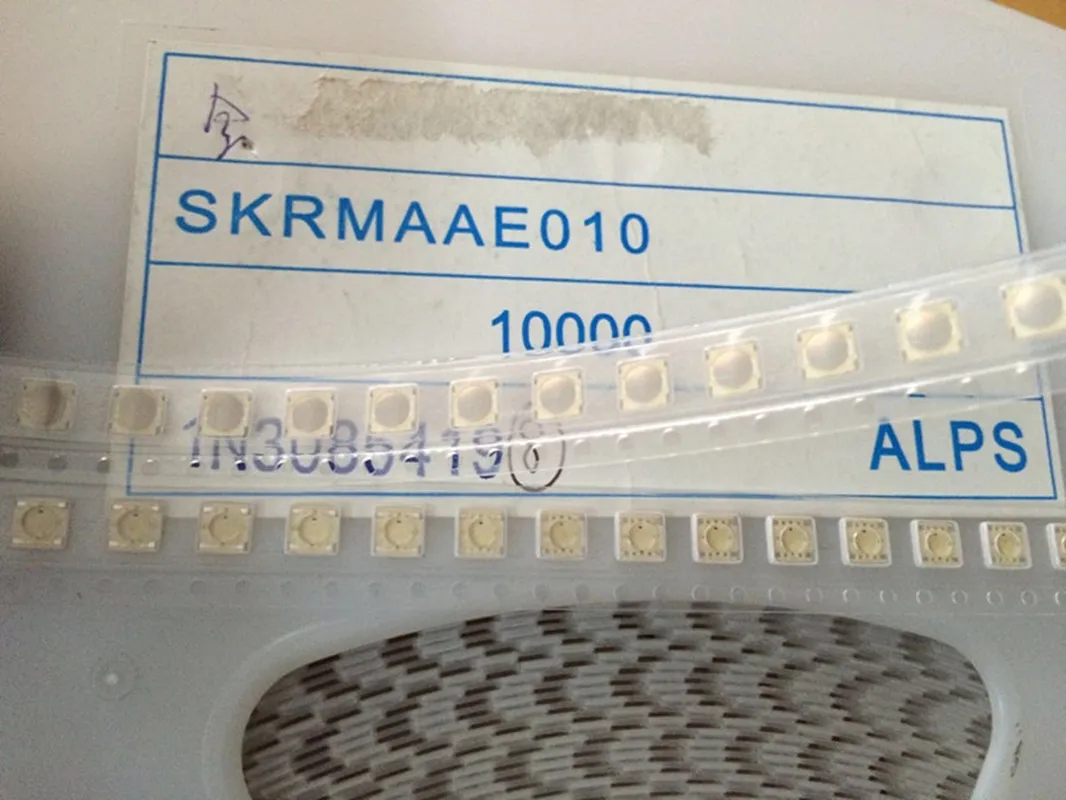 Membrane switch, dustproof light touch switch SKRMAAE010 4.5*4.5*0.4