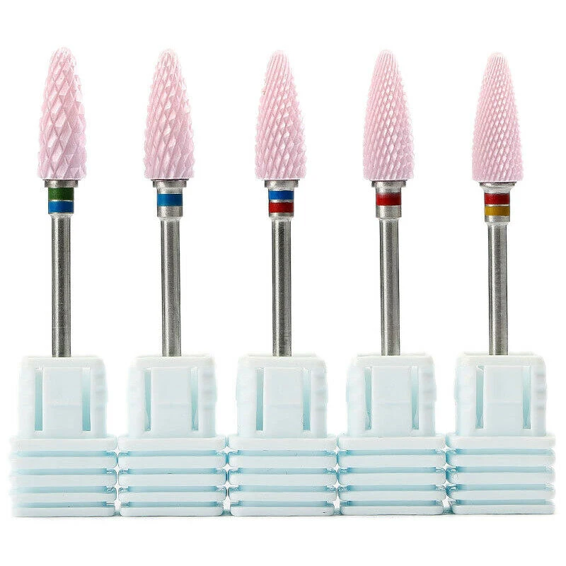 High-quality Ceramic Material Nail Drill Bits Precision Rotary Cutter Nail Milling Machine Manicure At Home Manicure Accessories