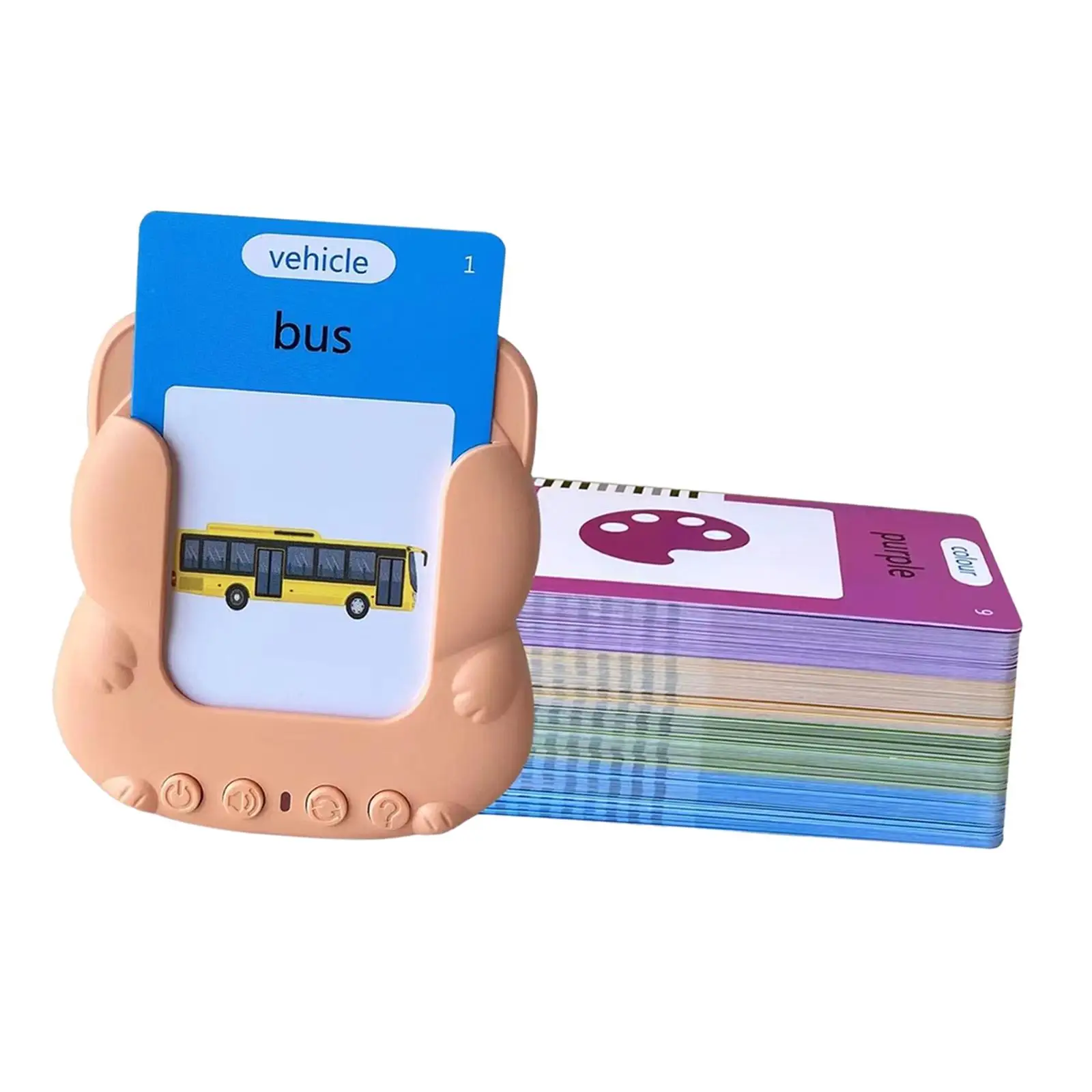 Talking Flash Cards Audible Flashcards Preschool Boys Girls Toddlers Educational Learning Children Gift Pocket Speech Montessori