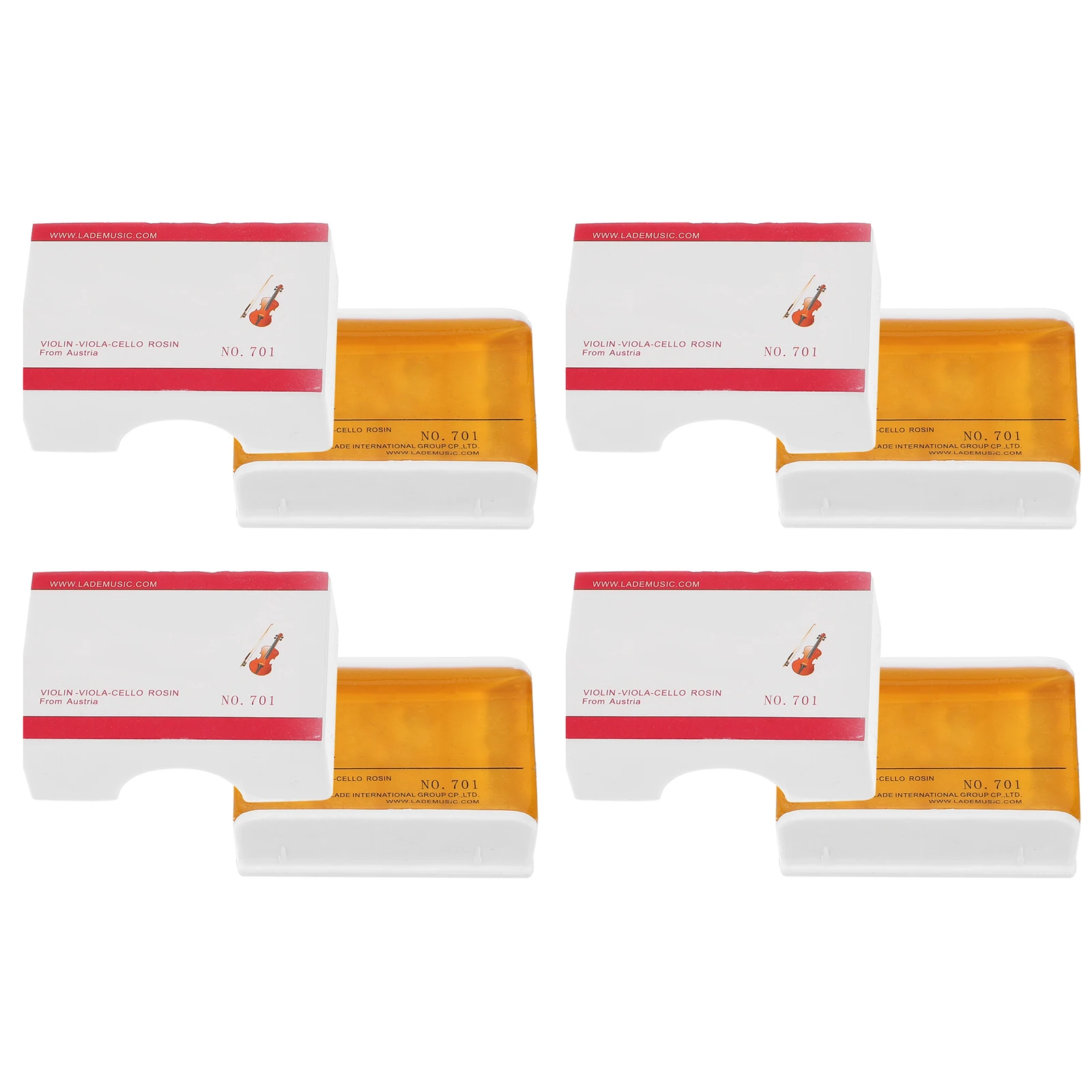 

4pcs Violin String Instrument Viola Erhu Rosin For Practice Stage Performance Small Portable Rosin Bowed Instruments Maintenance