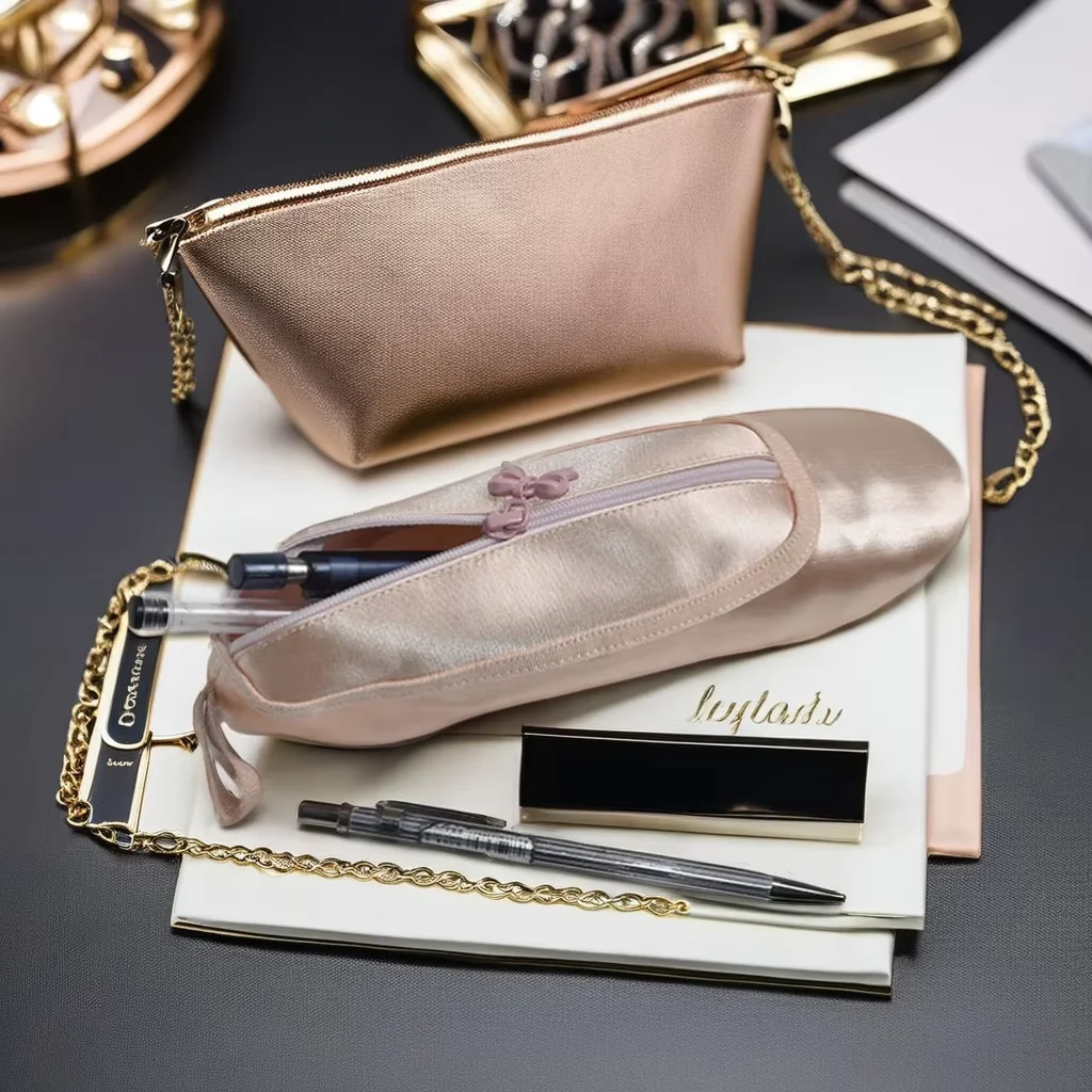 yalisidai Pink Ballet Shoe Satins bag Multifunctional Cosmetic Drop shipping