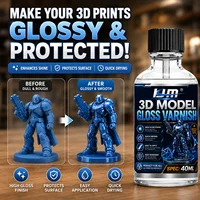 KJM 3D Print Glue For Model Assembly Strong Quick Dry Transparent Adhesive PLA ABS TPU PETG Plastic DIY Repair