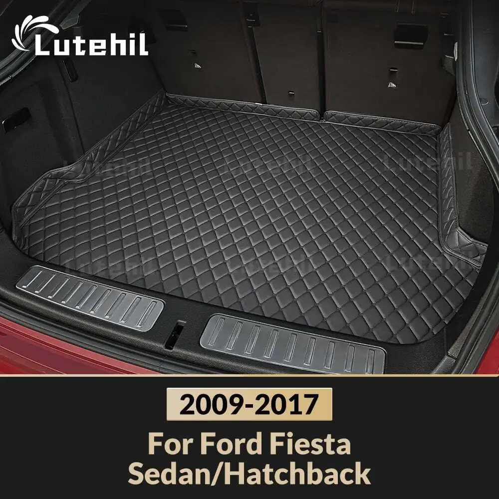 

For Ford Fiesta Sedan/Hatchback 2009-2017 Custom Car Trunk Mat Protective Pad Cargo Liner Auto Interior Accessories